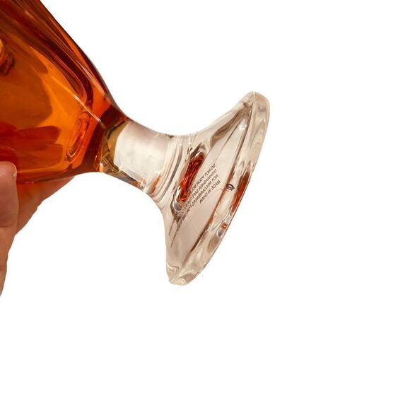 Set-6 Martini Margarita Dessert Ruffles Edges Hard Glass Plastic Outdoor/Indoor - Picture 4 of 9